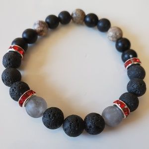 Gem stones/Essential oil diffuser bracelet